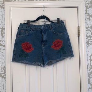 Topshop Moto Mom Shorts
